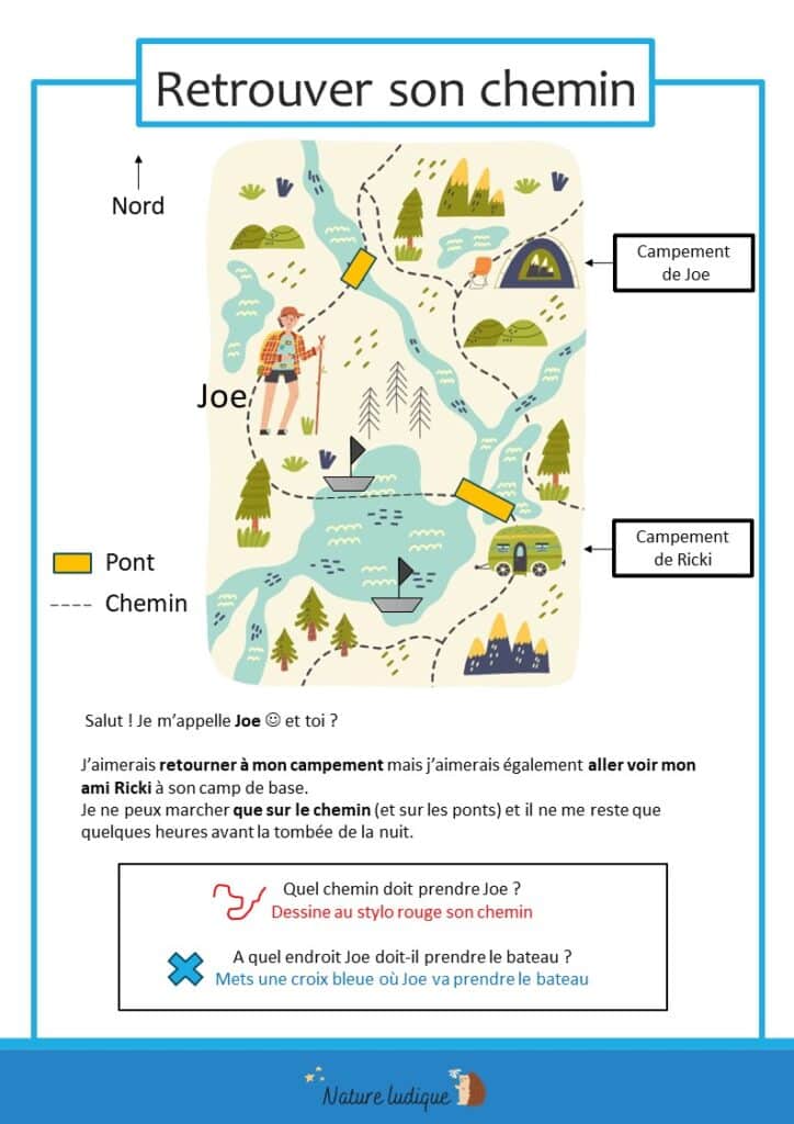 Fiche d'activité : retrouver son chemin