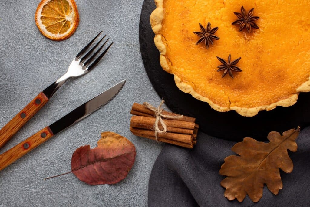 Une tarte de l'automne.