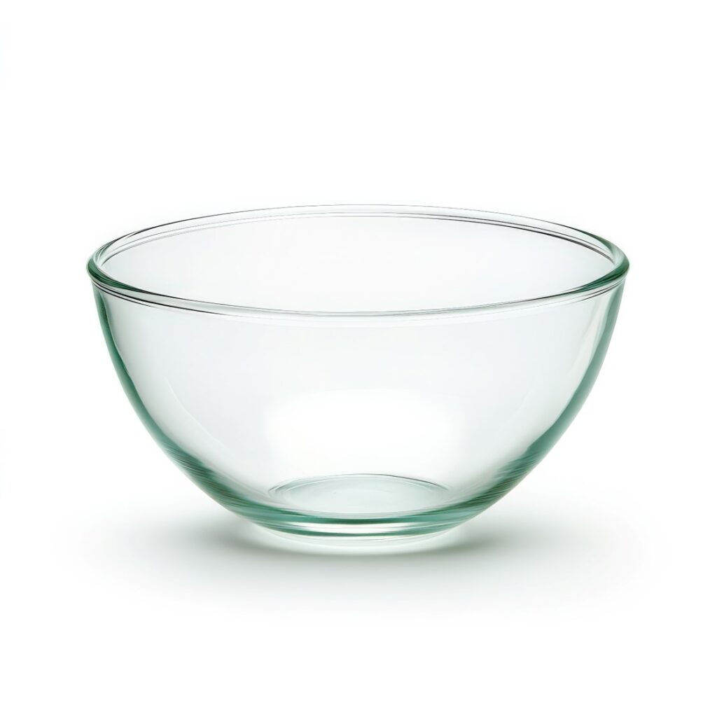 Un saladier transparent