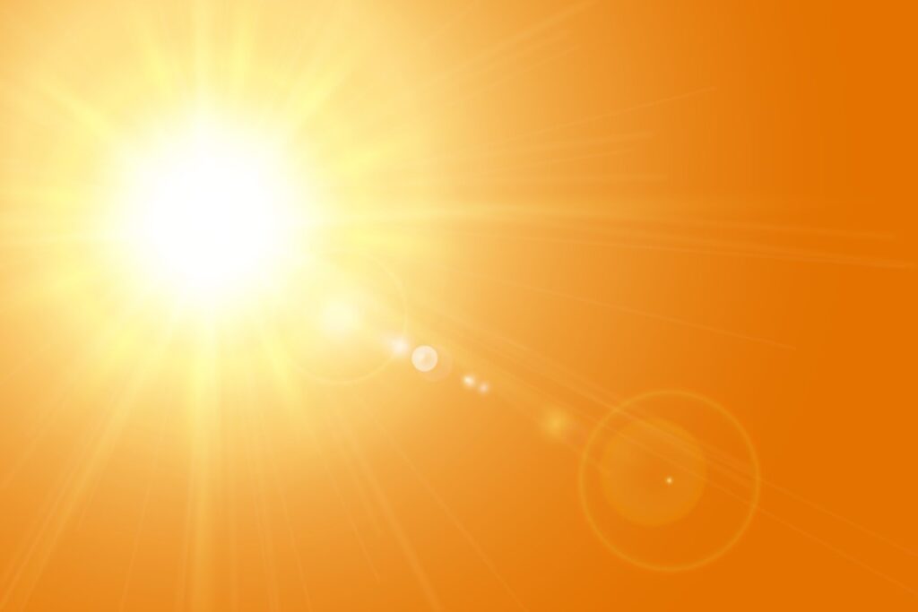 Soleil lumineux