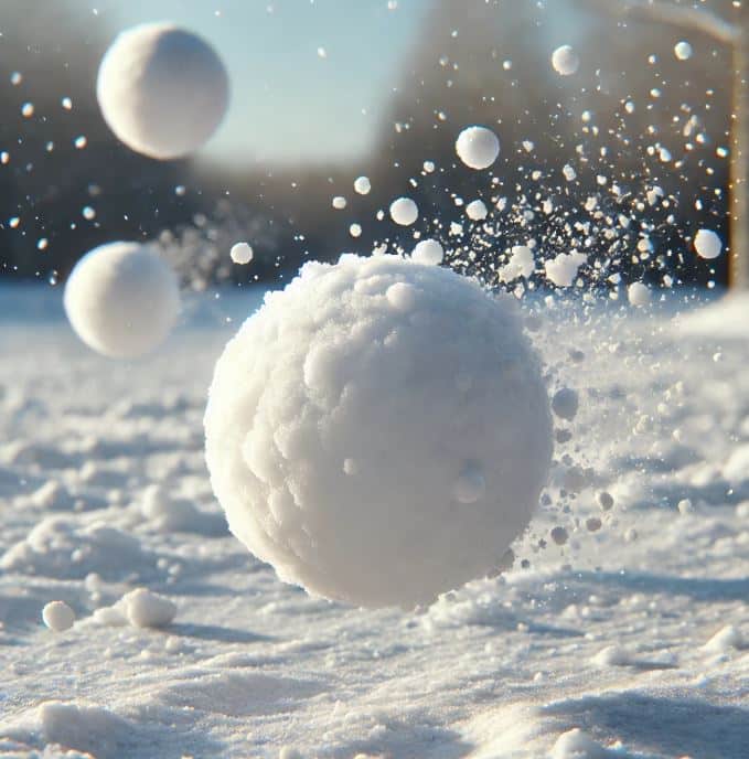 Bataille de boules de neige