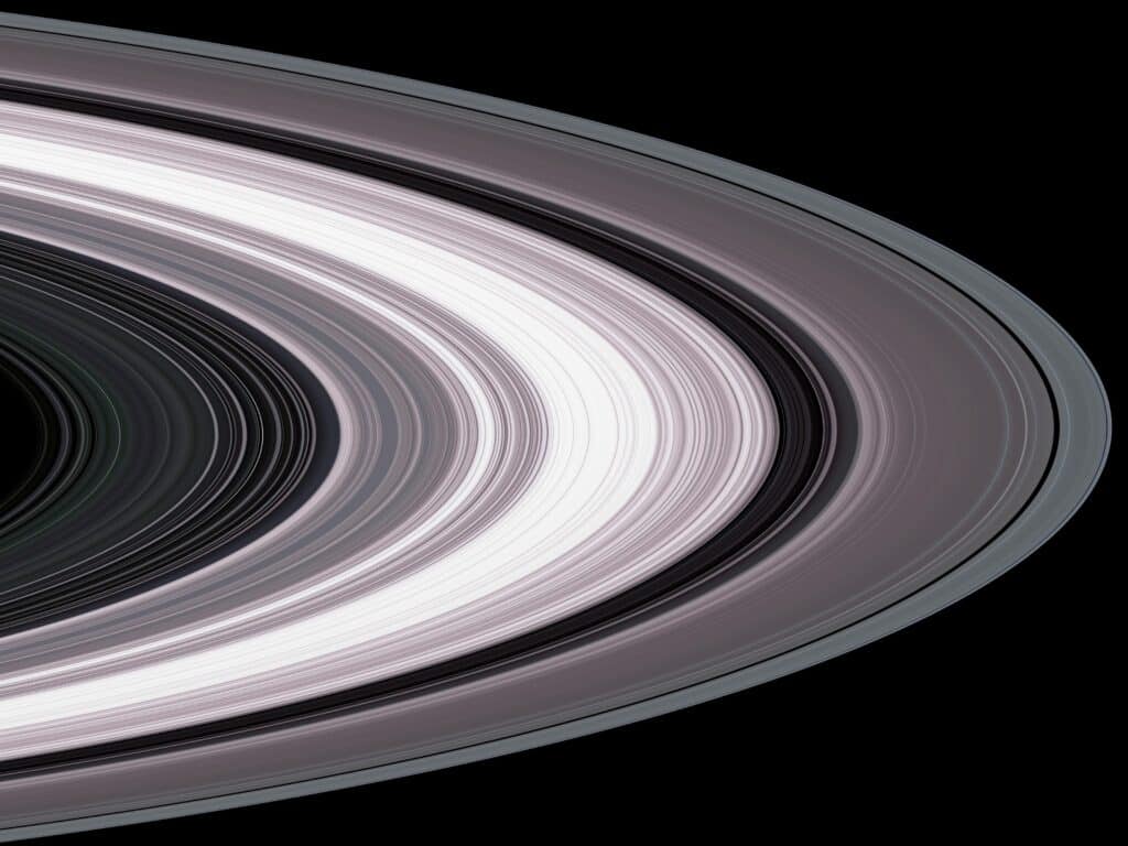 Les anneaux de Saturne