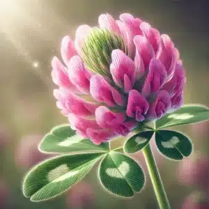 Un Trèfle rose Trifolium pratense