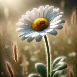 Une Marguerite Bellis perennis